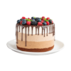 Chocolate covered cake